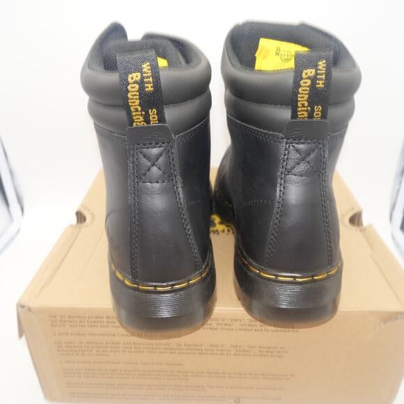 New Dr. Doc Martens Gilbreth Women's 11 Steel Toe Work Boots Black SR - Picture 5 of 10